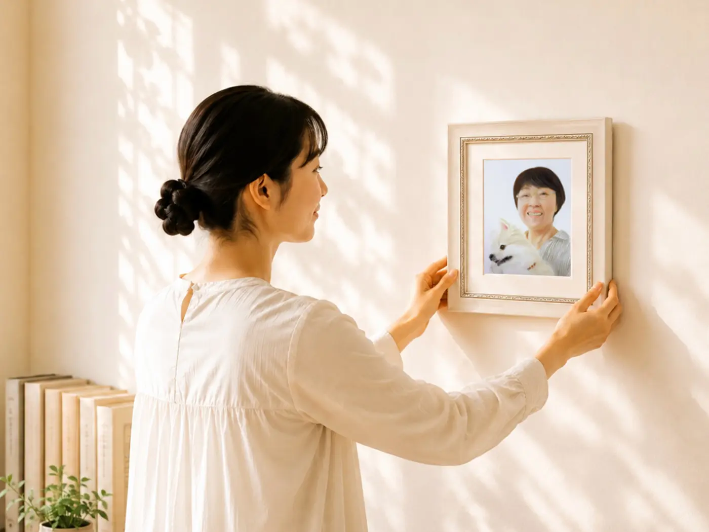 お部屋サイズを室内に飾ったイメージ